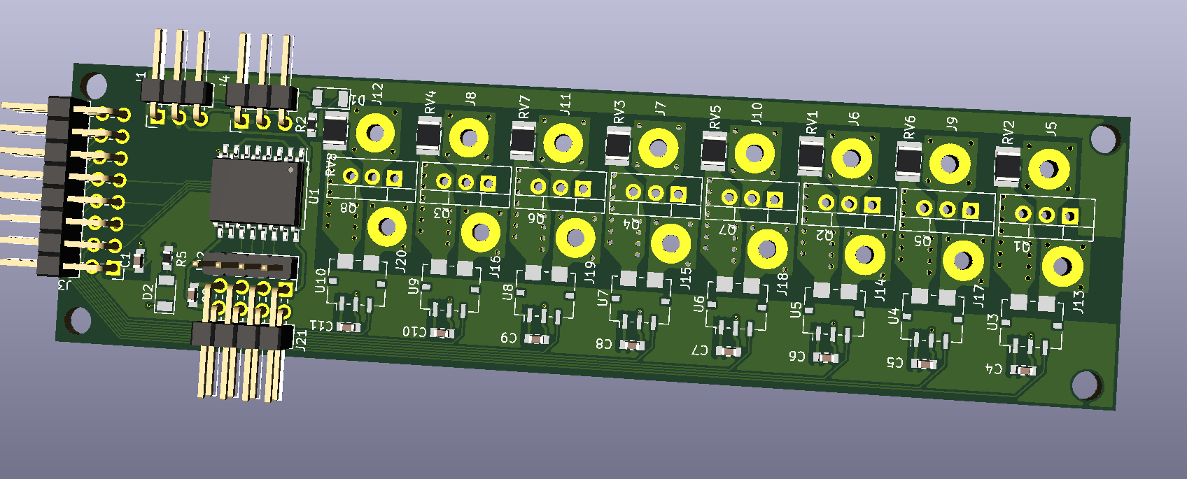 30V 30A eight channel DC Circuit Breaker